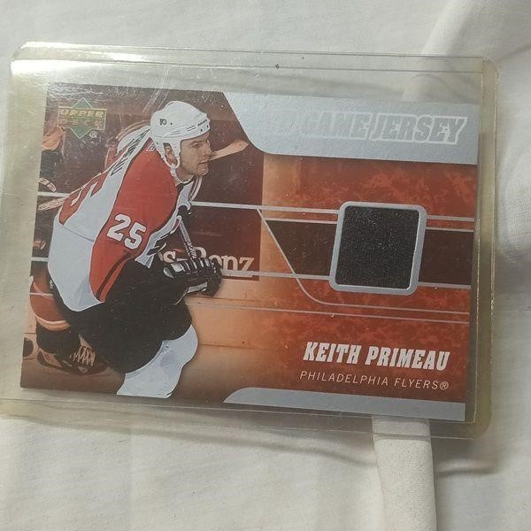 KEITH PRIMEAU UD Upper Deck Game-Used Jersey