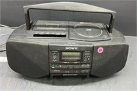 Sony Portable Stereo CD/Radio/Cassette. Unknown