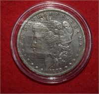 1889-O Morgan Silver Dollar in Case