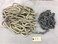New Anchor Rope With Chain