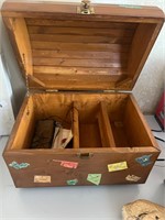 Wood chest toy box