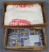 Binghamton Devils Plastic Bags + Card Sleeves