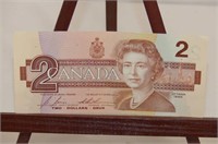 Canada 1986 $2 Bill