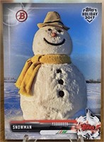 Snowman 2017 Topps Holiday SP Insert