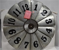 29" Windmill w/Clock Numbers. Missing Mechanism