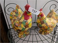 Vintage Patchwork Rooster and