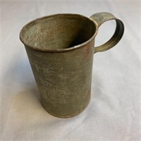 Civil War Era Tin Mug, Tankard