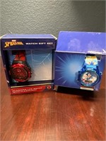 SPIDER MAN AND SONIC KIDS WATCH