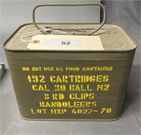 Sealed 192 rnd Can Military .30-06 Ammo