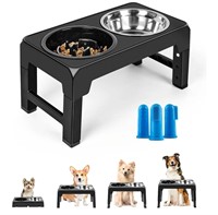 ($42) Elevated Slow Feeder Dog Bowls,