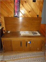 Chest with Hinged Lid and 2 Doors