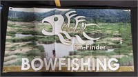 Fin-Finder Bowfishing Vinyl Banner