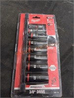 Milwaukee 3/8" Drive Impact Socket Set 8pc