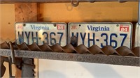 6 License Plates
