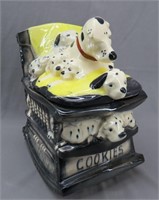 "McCoy" Dalmatians In Rocking Chair Cookie Jar
