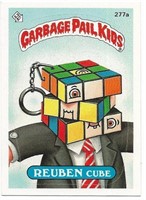 Garbage Pail Kids 7th Ser Sticker 277a Reuben Cube