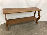 Wood Shelf w/ Fancy Legs, NO SHIPPING, 44 3/4”L,