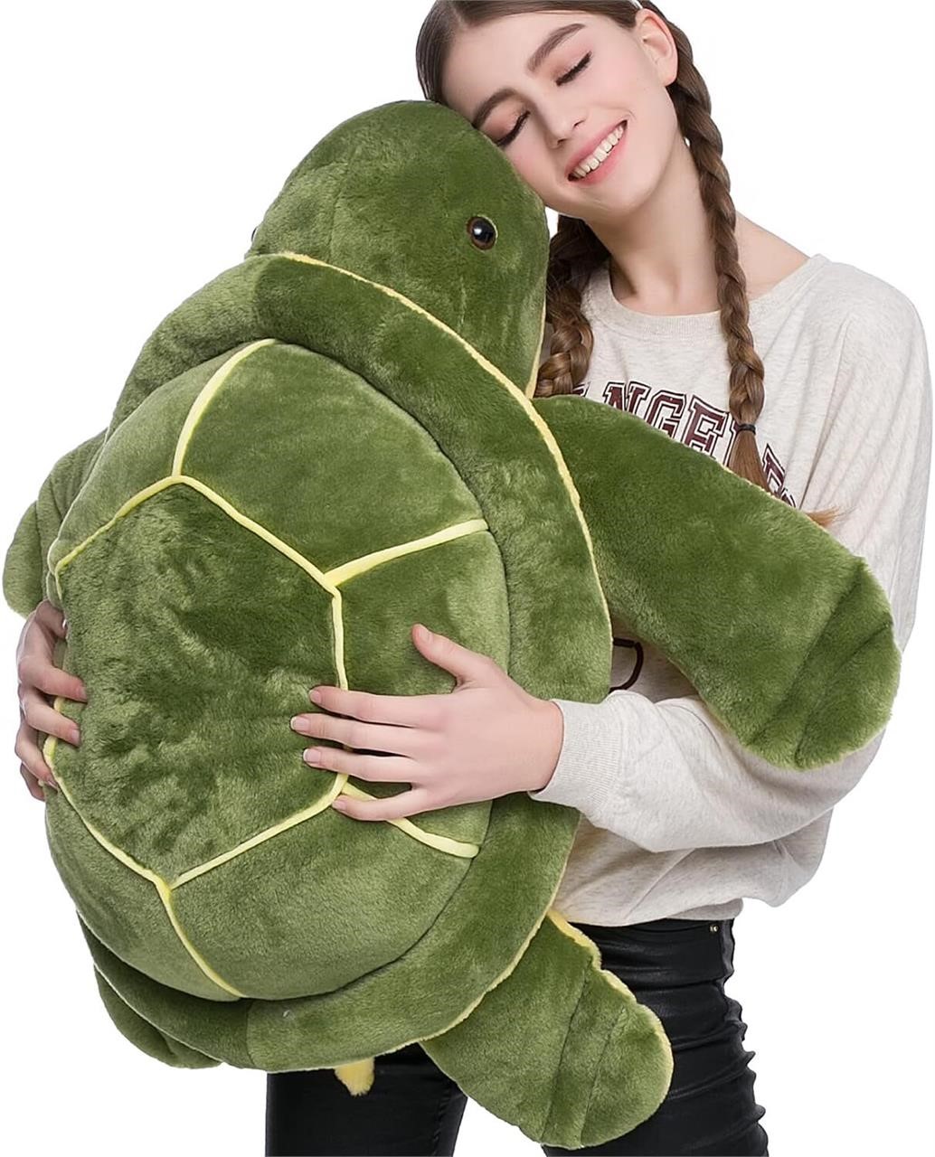 DOLDOA 33 Plush Sea Turtle Stuffed Toy  33in