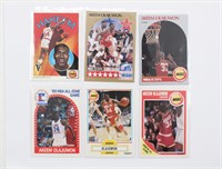 (6) Akeem Olajuwon Basketball Cards NEW LISTING
