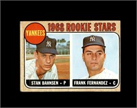 1968 Topps #214 New York Yankees RS VG to VG-EX+