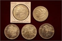 Morgan Silver Dollar Lot 1878 - 1882