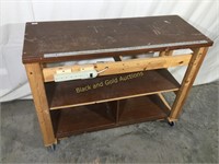 Rolling 46" x 19" x 36" Worktable.