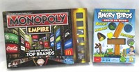 Games: Monopoly Empire. Angry Birds. Used