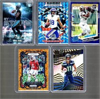 Bryce Young RC By Storm , Justin Jefferson Blue Re