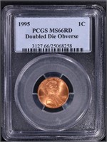1995 1C Lincoln Memorial PCGS MS66RD DDO
