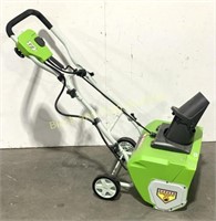 Green Works Electric Snow Blower