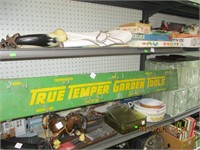 Vtg. Metal True Temper Garden Tool Store Display