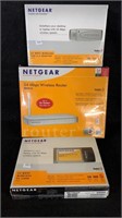 Unopened Netgear router, adapter or PC card