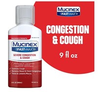 $19 MUCINEX Fast Max Severe Congestion & Cough Liq