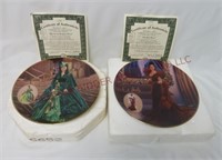 Gone With the Wind Scarlett O'Hara Plates ~ 2