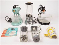 Vintage Stand Mixers and Blender - Sunbeam, Oster.