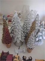 Miniature Christmas tree lot