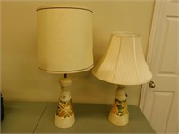 2 Decorative Side Table Lamps
