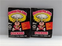 (2) Packs 1987 GPK GARBAGE PAIL KIDS Series 9