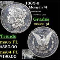 1882-s Morgan Dollar $1 Grades Choice Unc+ PL