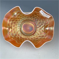 Dugan Peach Opal Honeycomb & Beads Bowl