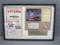 Titanic Memorabilia Grouping 15x20"