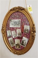 Bubble Frame with Early Photos, Costume Jewelry
