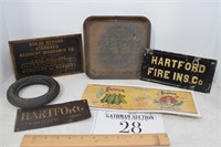 Hartford Fire Ins. Signs, Pyo My Pan, Standard Co