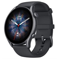 Amazfit GTR 3 Pro in Black Smartwatch for Android