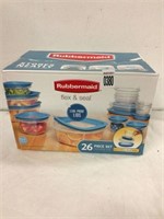 RUBBERMAID-FLEX AND SEAL 26 PIECE SET