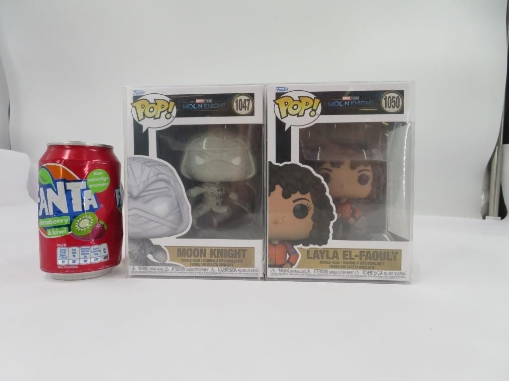 2 figurines Funko Pop Marvel