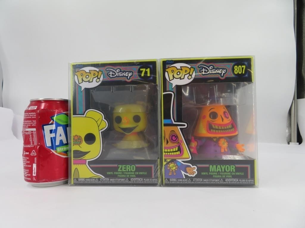 2 figurines Funko Pop Disney