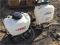 Set of (2) Poly Backpack Sprayers