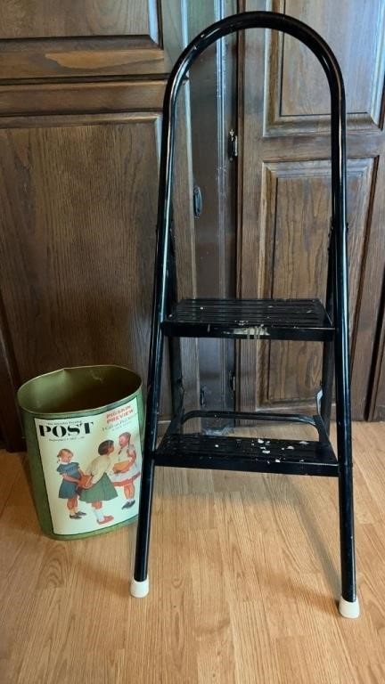 STEP STOOL & NORMAN ROCKWELL