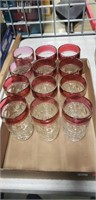 (12) Vintage Glasses